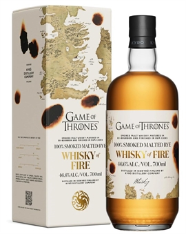 Game of Thrones x Kyro Whisky of Fire Finsk Malt Rye Whisky 70 cl 46,6%